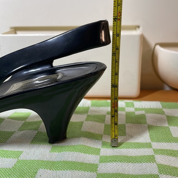 Marc by Marc Jacobs black jelly sling back slide low heel waterproof 39 8.5 9 - Picture 9 of 10